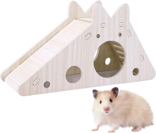 Wooden hamster playhouse with - wooden,