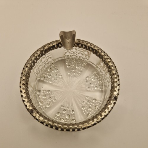 Vintage crystal and silver - crystal,
