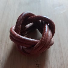 UK Scouting Early Gilwell Park Woodbadge Training Leather Woggle