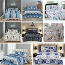 3 Pcs Patchwork Bedspread
