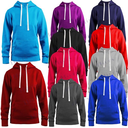 Womens ladies hoodie pull over - ladies,