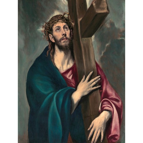 Greco christ carrying cross - greco,
