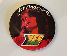 Vintage Yes Jon Anderson Pin Badge