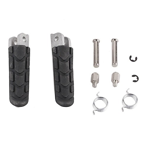 Front footrest foot pegs - front,