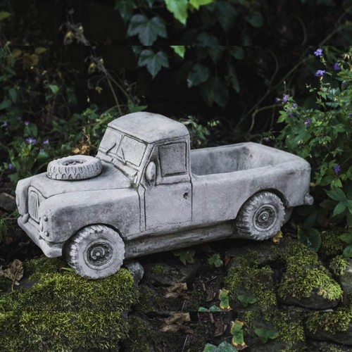 Large land rover stone - rover, cast