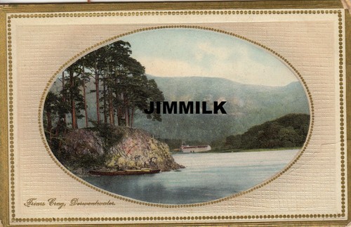 Old postcard friars crag - postcard,