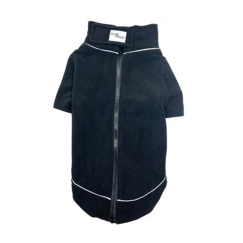 Dog fleece coat zip puppy - fleece,