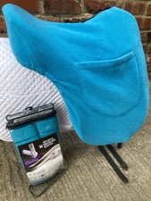 Professionals Choice Sports Medicine Boots Cob Size Pacific Blue & Saddle Cover