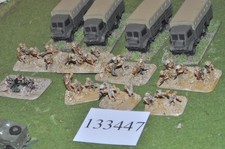 15mm WW2 / british - 32 infantry 4 trucks - (133447)