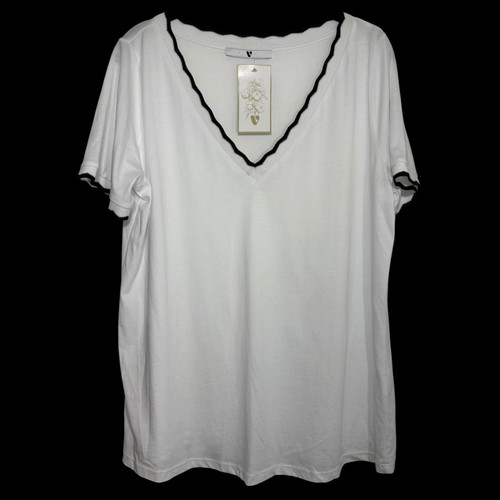 Very white cotton neck - very,
