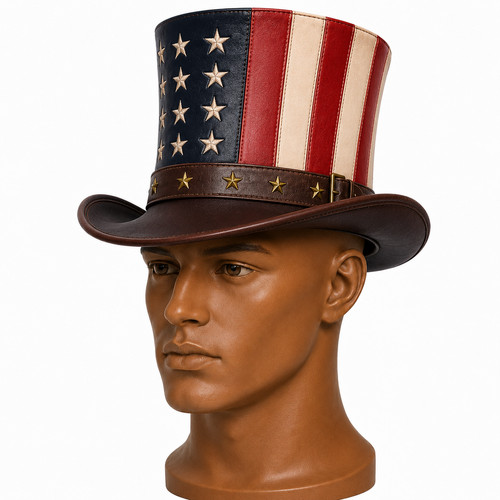 Handmade patriotic leather - handmade, top