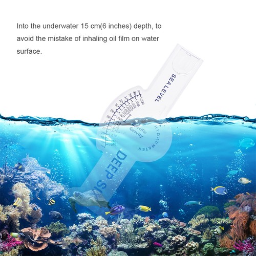 Aquarium salinity tester - salinity,