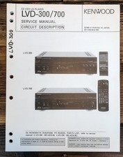 Kenwood LVD-300 LVD-700 CD CDV