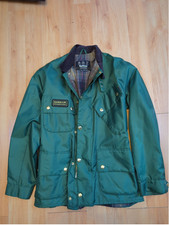 Barbour Mens A7 Bright Brass International Jacket Green, Size XL