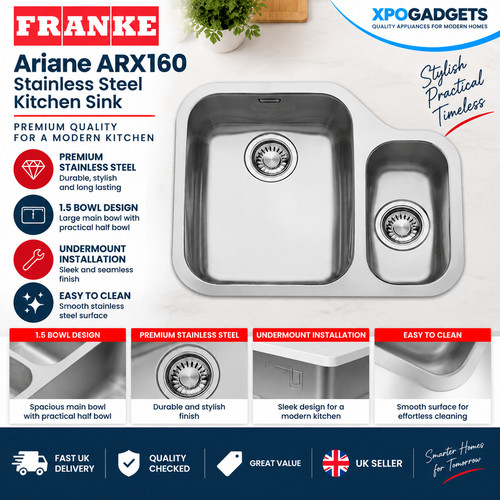 Franke ariane arx160 stainless - ariane,