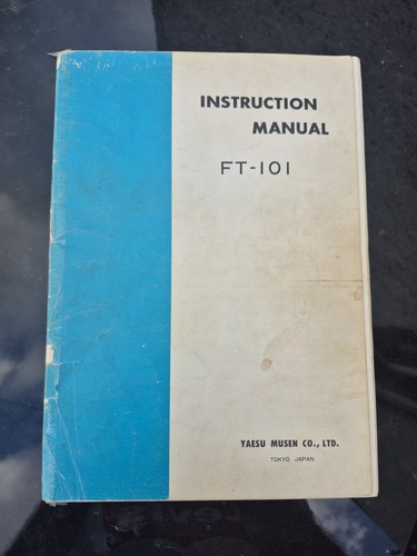 Manual for yaesu 101 - yaesu, ft-101