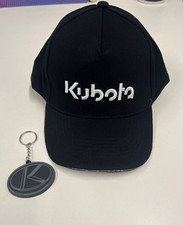 NEW GENUINE KUBOTA JET BLACK CAP WITH KEYRING - FREE TRACKED DELIVERY