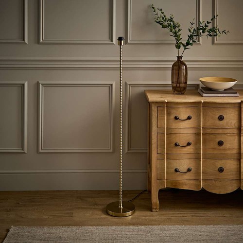 Metal floor lamp base bobbin - metal,