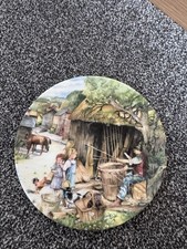 Royal Doulton 'The Basket Maker' Plate by Susan Neale Old Country Crafts Series