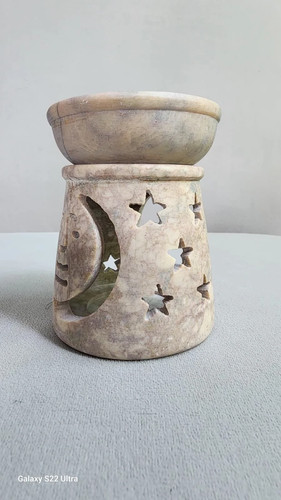 Natural soapstone moon stars - soapstone, &