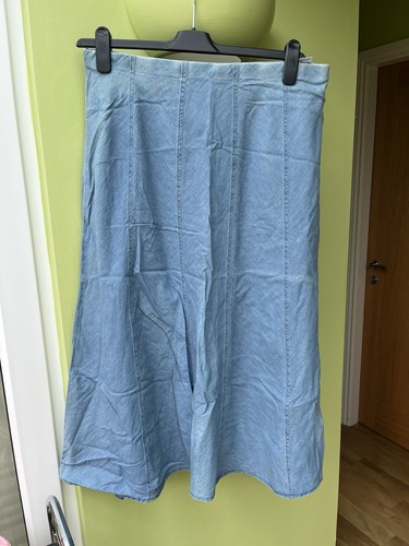 Ladies denim blue skirt - m&s,