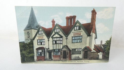 Horse groom inn merrow 1900s - horse,