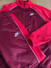 MENS NIKE SMALL BURGANDY/ RED TRACKSUIT
