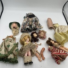 vintage doll parts lot used AS