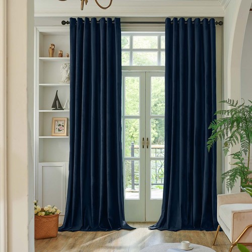 Crushed velvet curtain - crushed,