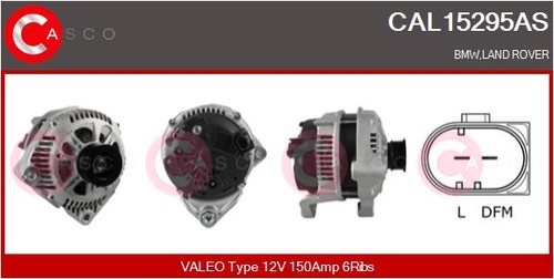 Cal15295as casco alternator - cal15295as,