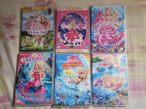 Barbie dvd bundle - bundle, x6