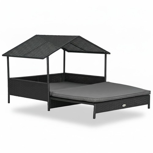 Rattan dog house - dog,