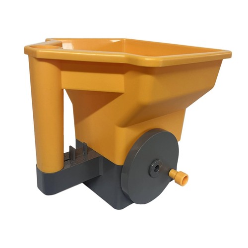 Hand powered pit - powered, spreader