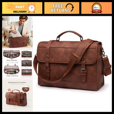 Vintage Leather Messenger Bag