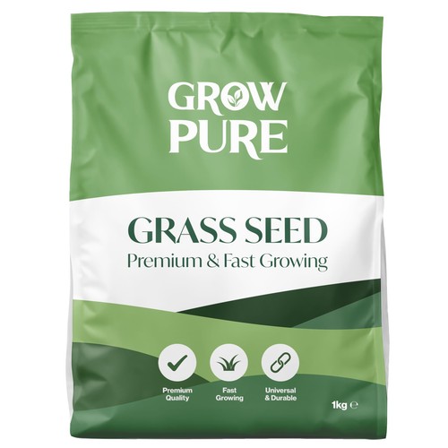 Grass seed 1kg covers to - seed,