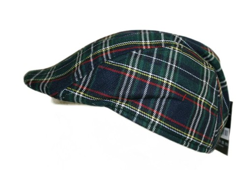Mens tartan navy - tartan, flat