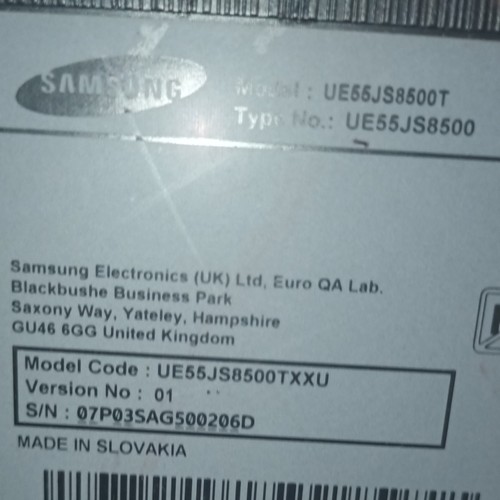 Samsung ue55js8500t 55in - samsung,