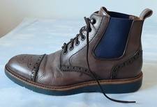 *Super* LLOYD/ UK10/ Taupe Leather Ankle Boots/lightweight/ Made in Germany/ VGC