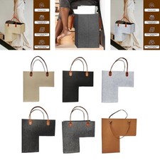 Stair Basket with Leather Handles for Wooden Stairs Home and Office Decor FR