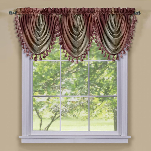 Soft waterfall valance - waterfall,