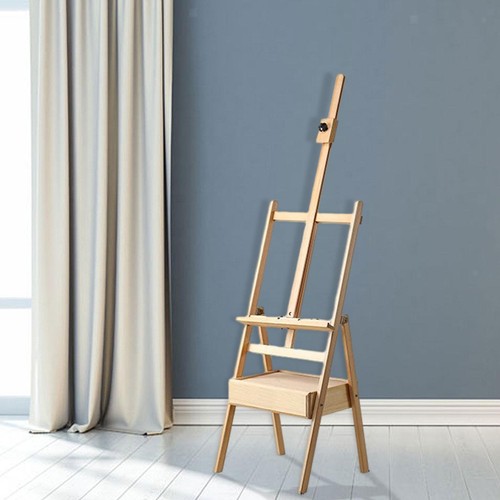 Wooden french sketchbox - wooden, easel