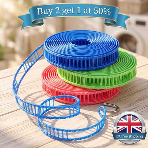 Portable windproof clothesline - portable,