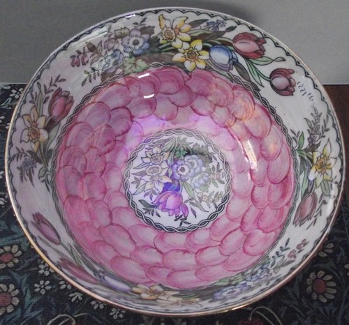 Maling bowl pink lustre - bowl,