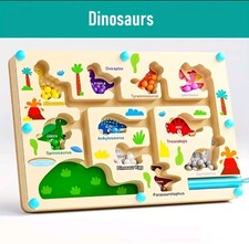 Magnetic Maze Bead Game