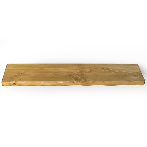 Floating wooden shelf - wooden, antique
