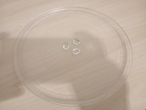 Microwave turntable plate