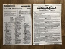 Scalextric / Hornby Instructions & Dealer Service Network - 1992 70th Edition.