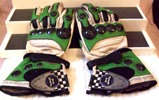 HEIN GERICKE MOTORCYCLE GLOVES (GERICKE MOTORCYCLE CARBON GUARD GLOVES) USED