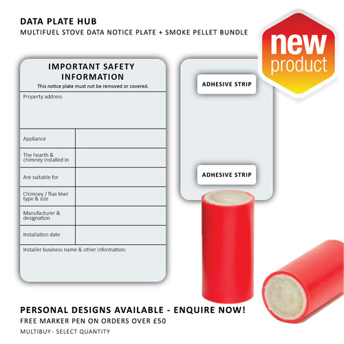 Data notice plate 8g - data,