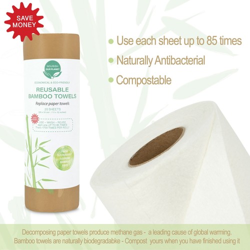 Reusable bamboo kitchen - kitchen, roll